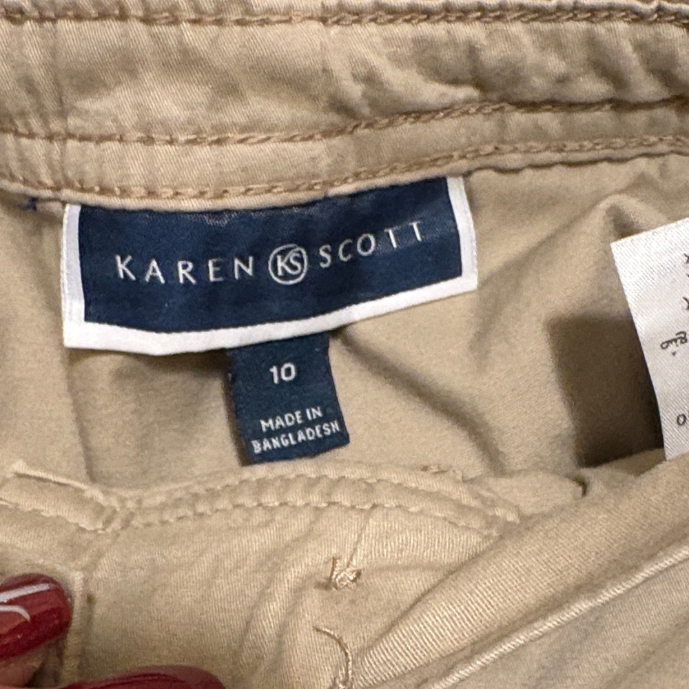 Karen Scott Tan Mini Skirt - Picture 2 of 3
